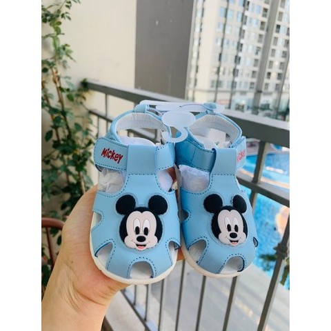 Giày dép tập đi Disney hình Mickey cho bé trai bé gái