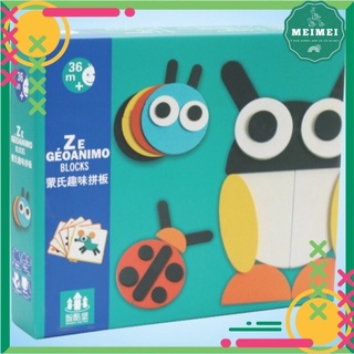 Hộp Đồ Chơi Gỗ Ghép Hình Tư Duy Theo Thẻ Montessori
