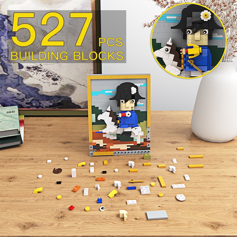 Moc Bộ 527 Khối Lắp Ráp Lego Hình Chân Dung Chân Dung Napoleon