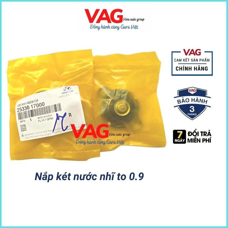 [Chính hãng] Nắp két nước 0.9 chính hãng hợp kim, dày dặn, siêu bền, dùng cho Hyundai, Kia, nissan, ...