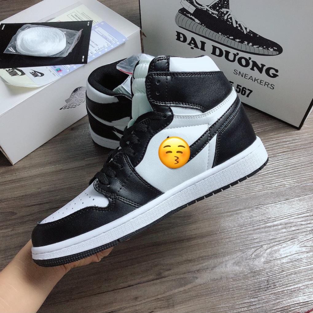 jd đen trắng cao cổ bản trung giày nam giày nữ giày sneakers giày sneaker | BigBuy360 - bigbuy360.vn