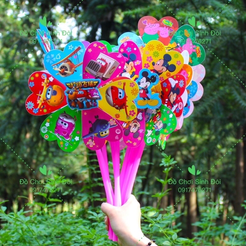 Chong chóng 20cm - combo 3 cái ngẫu nhiên