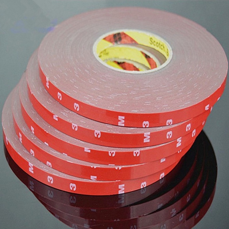 Cuộn băng keo xốp hai mặt siêu dính nhiều kích thước và đẹp mắt cho xe hơi 6/8/10/12/15/20MM JP2
