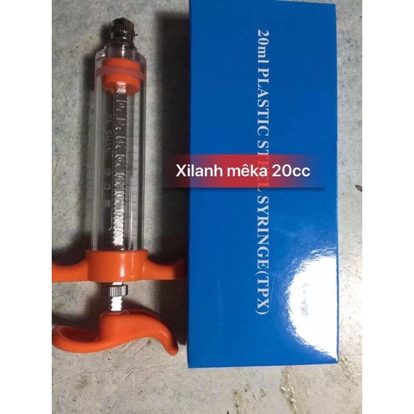 Xi lanh meka Bơm Tiêm nhựa TPX 20ml Tặng kèm 2 chiếc kim 7 và 9