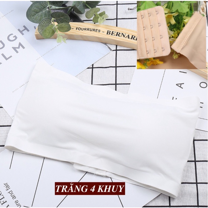 Áo lót nữ không dây quây ngực có mút đệm mỏng su trơn mặc hở vai lưng SEXY AOLOT01