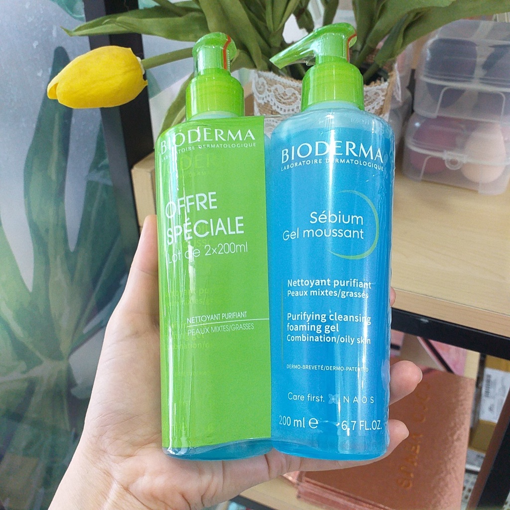 (Auth Pháp - Date 2024) Sữa rửa mặt Bioderma Sebium Cleansing Foaming Gel [200ml] | BigBuy360 - bigbuy360.vn