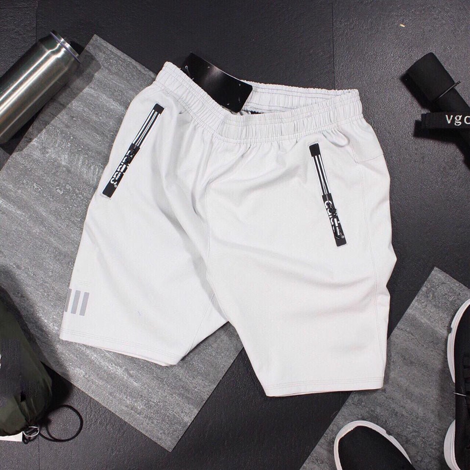 Quần đùi nam quần thể thao nam mùa hè vải gió mềm mịn