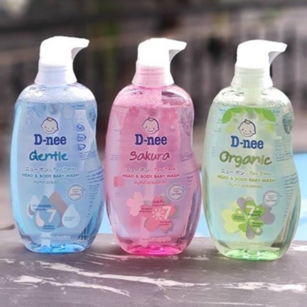Sữa tắm gội toàn thân Dnee 800ml