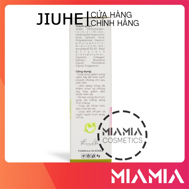 Serum Mụn Jiuhe Acne Extra chính hãng Thanh Tô - Làm sáng vùng da thâm mụn và giảm dầu nhờn