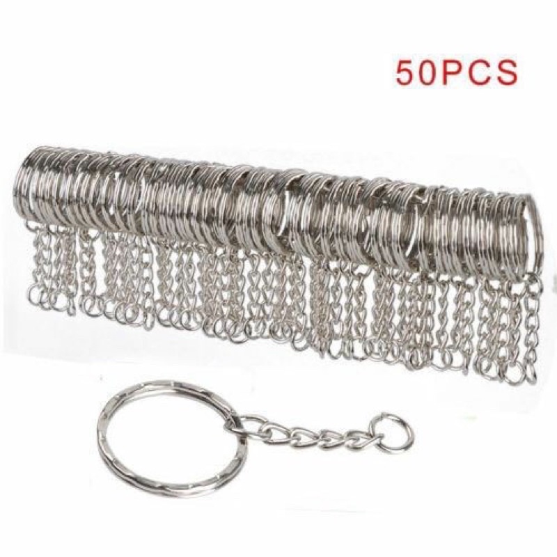 50 khoen móc khoá đường kính 2,5cm