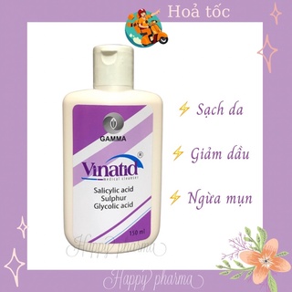 (CHÍNH HÃNG) VINATID Sữa rửa mặt, tắm, gội làm sạch da, giảm dầu, ngừa mụn 150ml