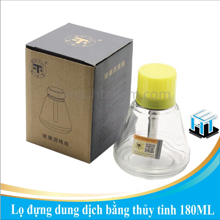 Lọ đựng dung dịch bằng thủy tinh 180ML có vòi bơm chất lượng cao