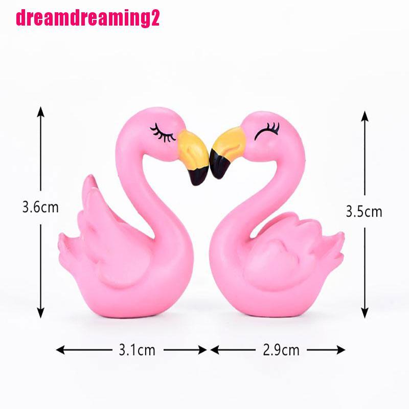 1 Cặp Tượng Chim Hồng Hạc Trang Trí
