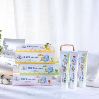Kem đánh răng cho bé tập đánh răng vị hoa quả