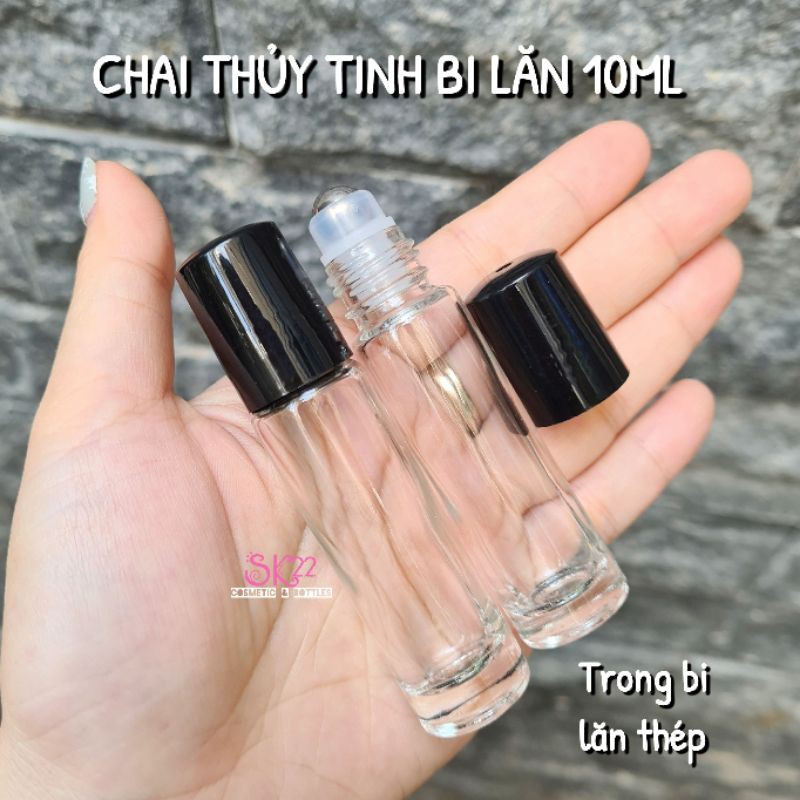 🥤CHAI BI LĂN THỦY TINH 10ML🥤