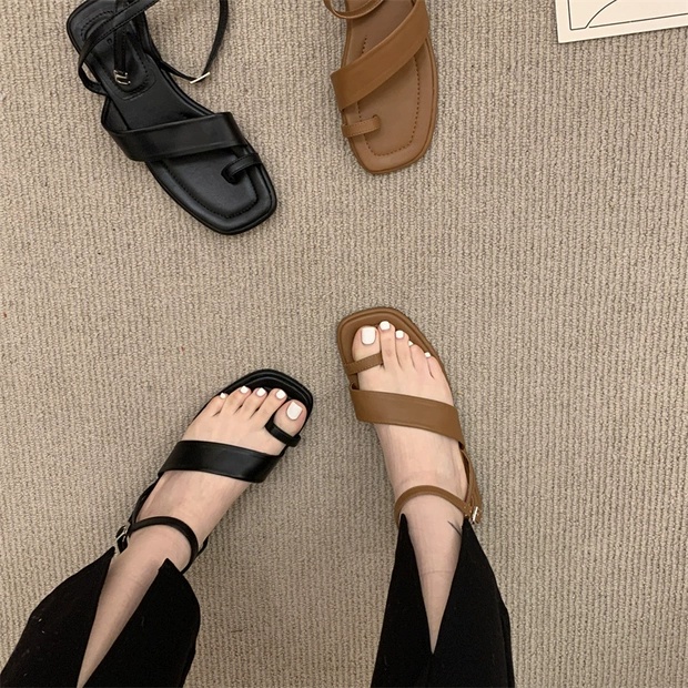 Giày sandal nữ mã HGS46 quai hậu kiểu dáng Hàn Quốc trend 2022