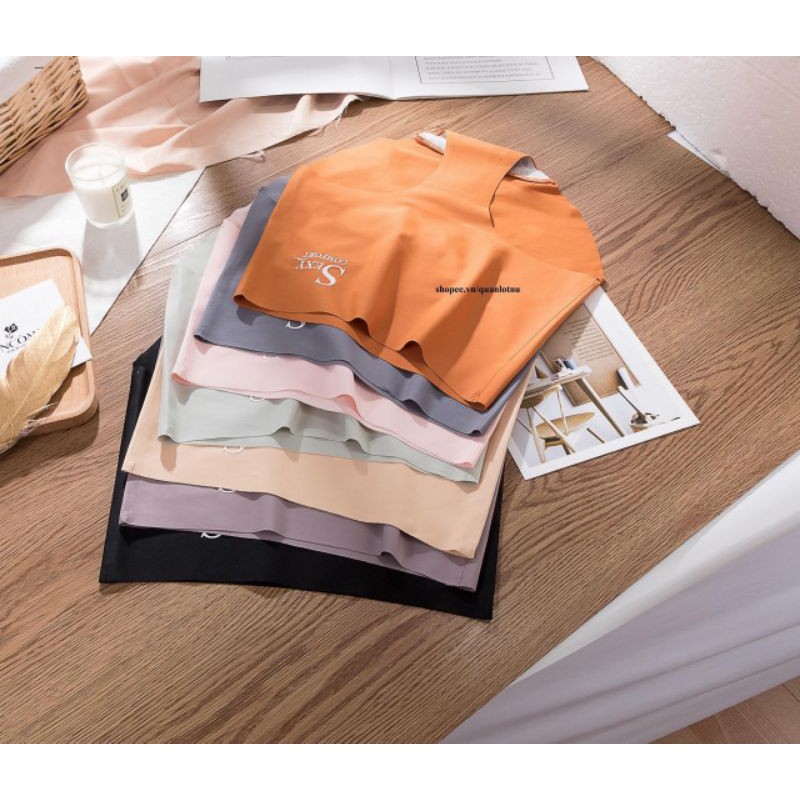 Quần Lót Đúc Su Cạp Cao Phối Chữ SEXY