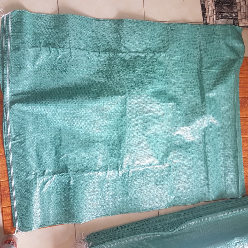 Combo 100 Bao Tải Dứa Đóng Hàng - Bao Tải Xanh PP - Đủ Kích Thước - Hàng Mới 100%