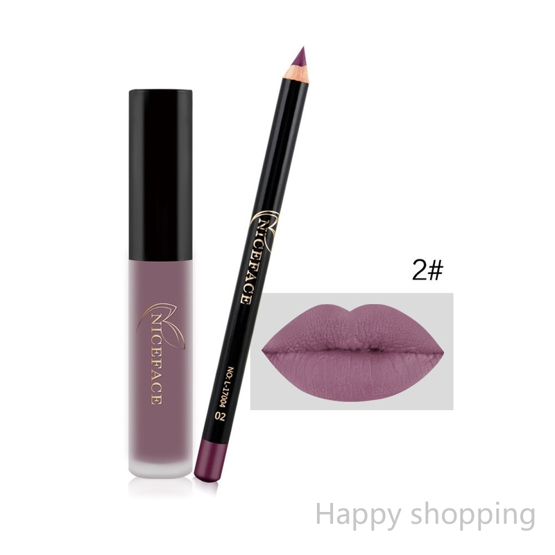 (Hàng Mới Về) Son Môi Dạng Lỏng Niceface Không Dính Cốc Không Phai Tiện Dụng | BigBuy360 - bigbuy360.vn