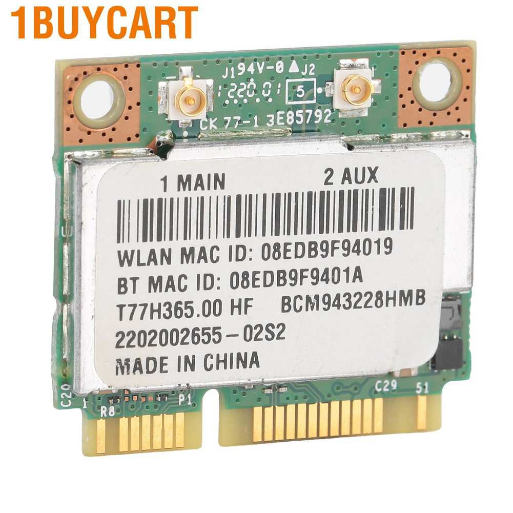 1buycart Wireless Card Dual Band 2.4g / 5g Wifi Bt4.0 For Pc Win7 / Win8 / Win10