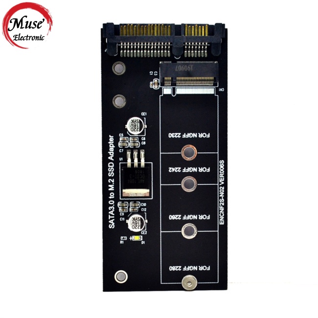 Thẻ Chuyển Đổi Sata3 Sang M2 Ngff Ssd 6g Hỗ Trợ 30 / 42 / 60 / 80mm
