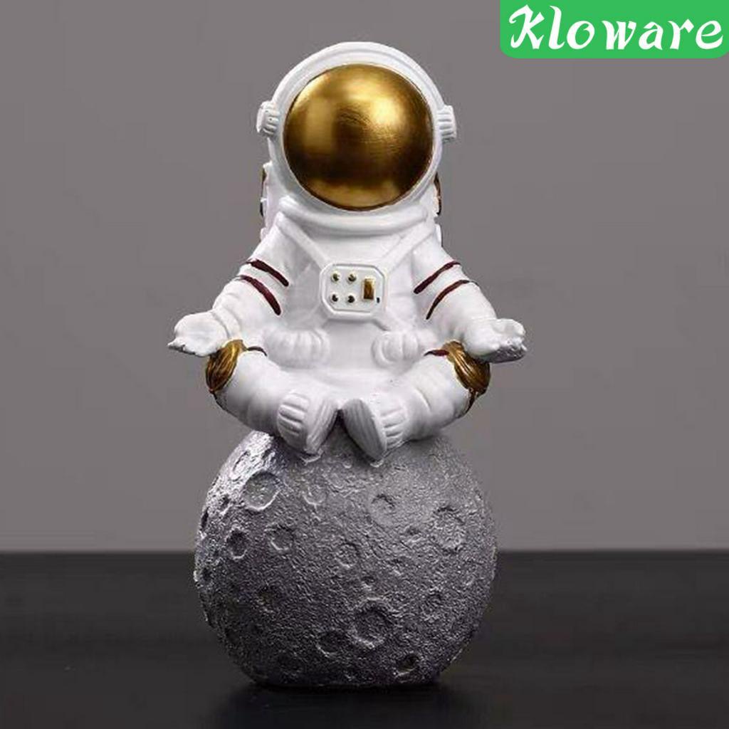 Đồ trang trí Phi Hành Gia Bằng Nhựa Resin Để Bàn Trang Trí Nhà Cửa / Văn Phòng
