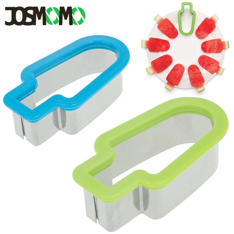 JOSMOMO 1pc Thiết bị cắt hạt dưa hấu sáng tạo Khuôn hình que dưa hấu Mô hình lát dưa hấu hàng ngày Khuôn dưa hấu