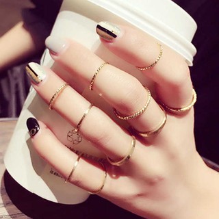 Set Nhẫn Đeo Ngón Trỏ Thời Trang Hàn Quốc Cho Nữ