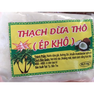 Thạch dừa thô