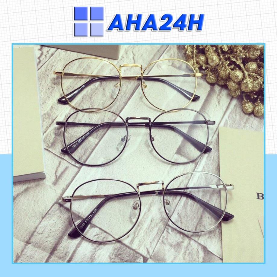 Gọng kính giả cận ngố siêu kute💖FREESHIP💖mắt kính nam nữ nobita cao cấp AH127