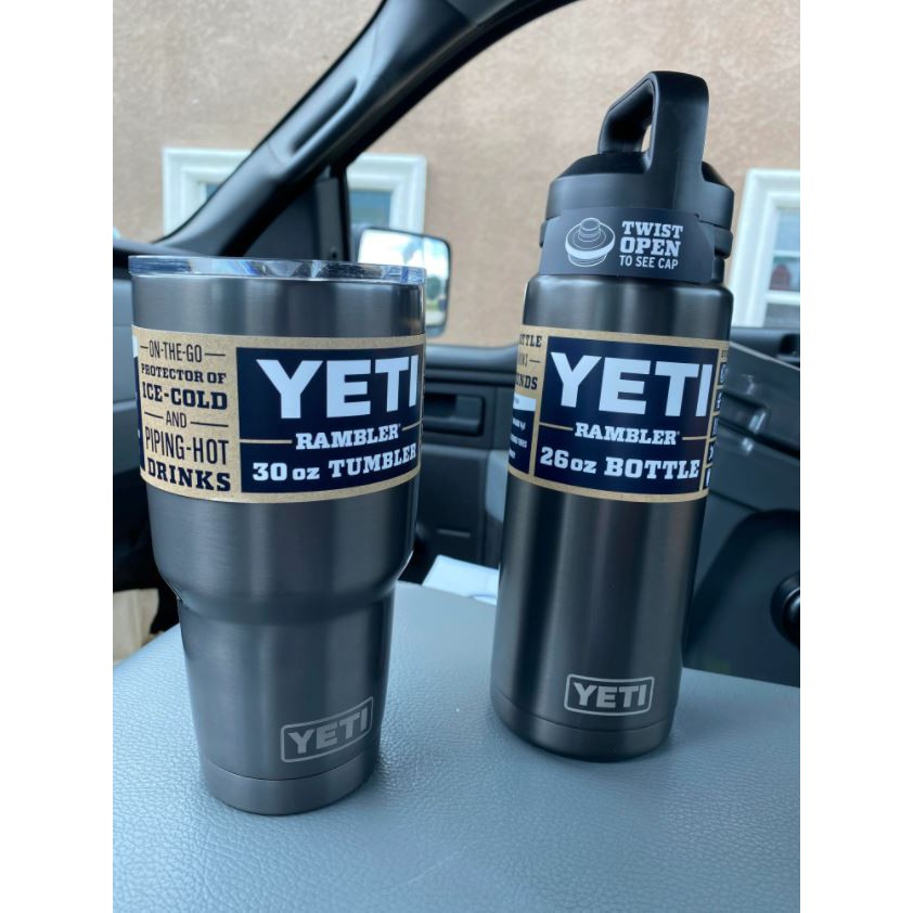 Ly giữ nhiệt YETI 30oz Graphite + Nắp Magslider (900 ml) - Stainless Steel/ Thép không gỉ cao cấp - BILL MĨ