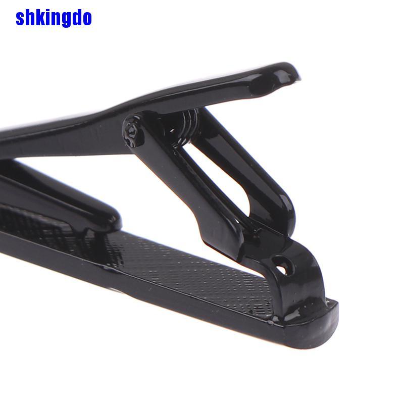 Kẹp cà vạt bằng đồng nhiều màu đơn giản cho nam