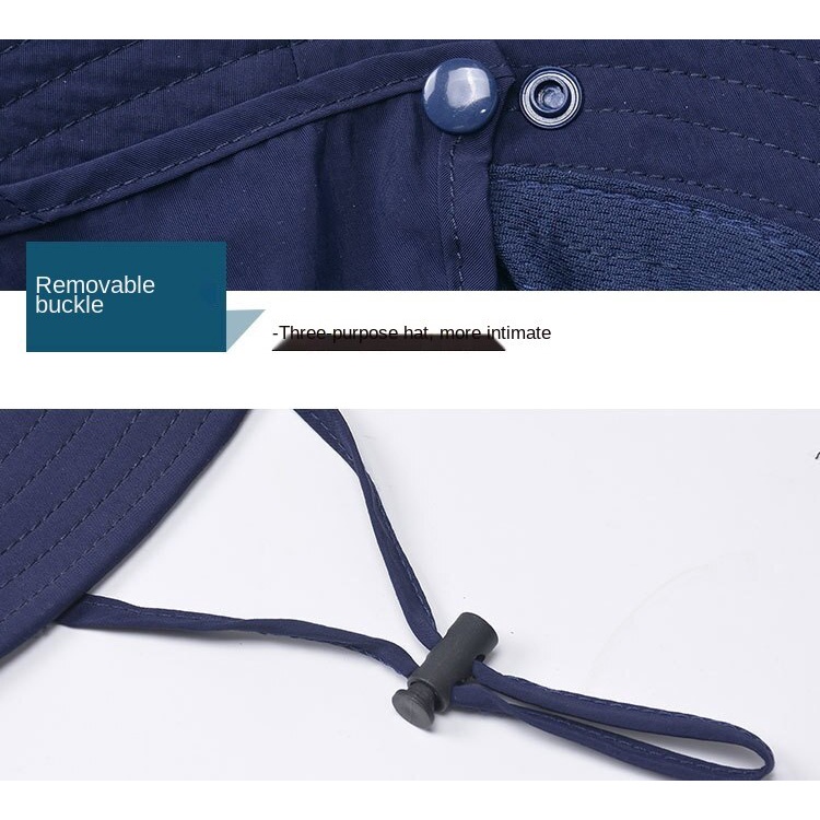 Mũ Chống Nắng Kèm Tấm Chắn Bảo Vệ Cổ Chống Tia UV Tiện Dụng Khi Đi Câu Cá / Đạp Xe