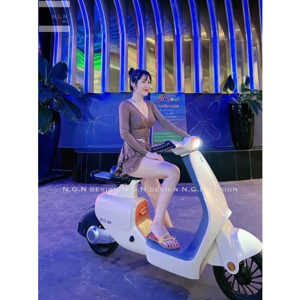 Sét áo dài tay tăm dúm ngực + quần bèo