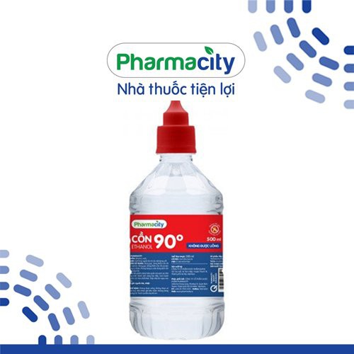 Cồn 90, 70 Pharmacity (500ml)