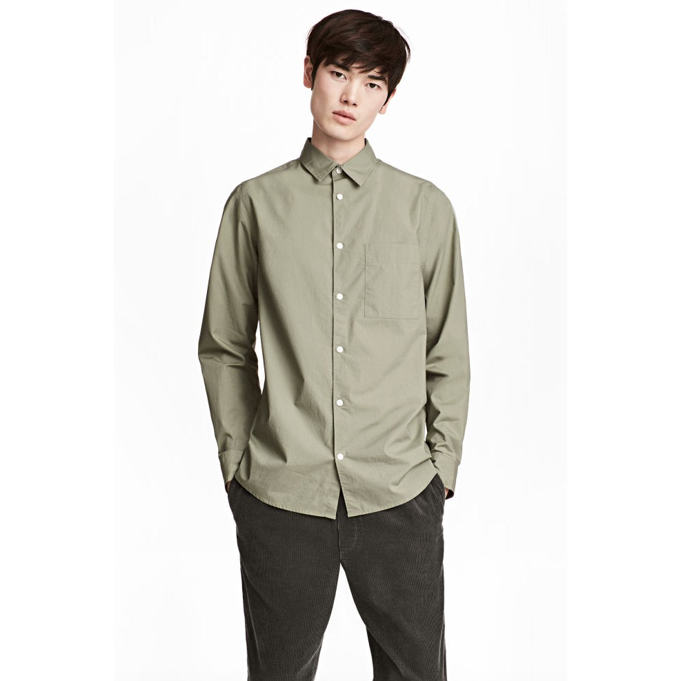 Áo sơ mi nam dài tay H&M