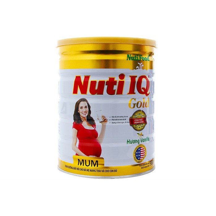 [Mã 267FMCGSALE giảm 8% đơn 500K] (HOÀN 10%) SỮA NUTI IQ MUM GOLD 900G