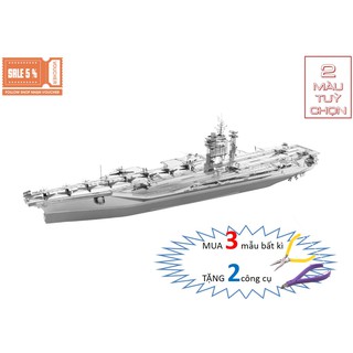 Mô Hình Lắp Ghép kim Loại 3D Tàu sân bay USS Theodore Roosevelt (CVN-71)