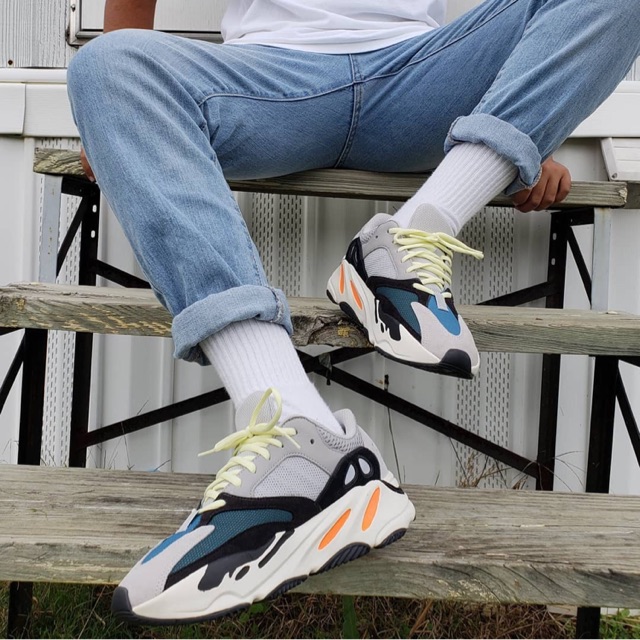[Giày sneaker - Full box] Yezzy 700 xanh, giày nam