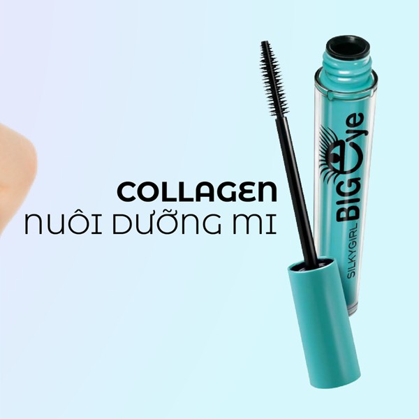 Mascara Làm Dài Và Cong Mi Silkygirl Big Eye Collagen Waterproof 5ml