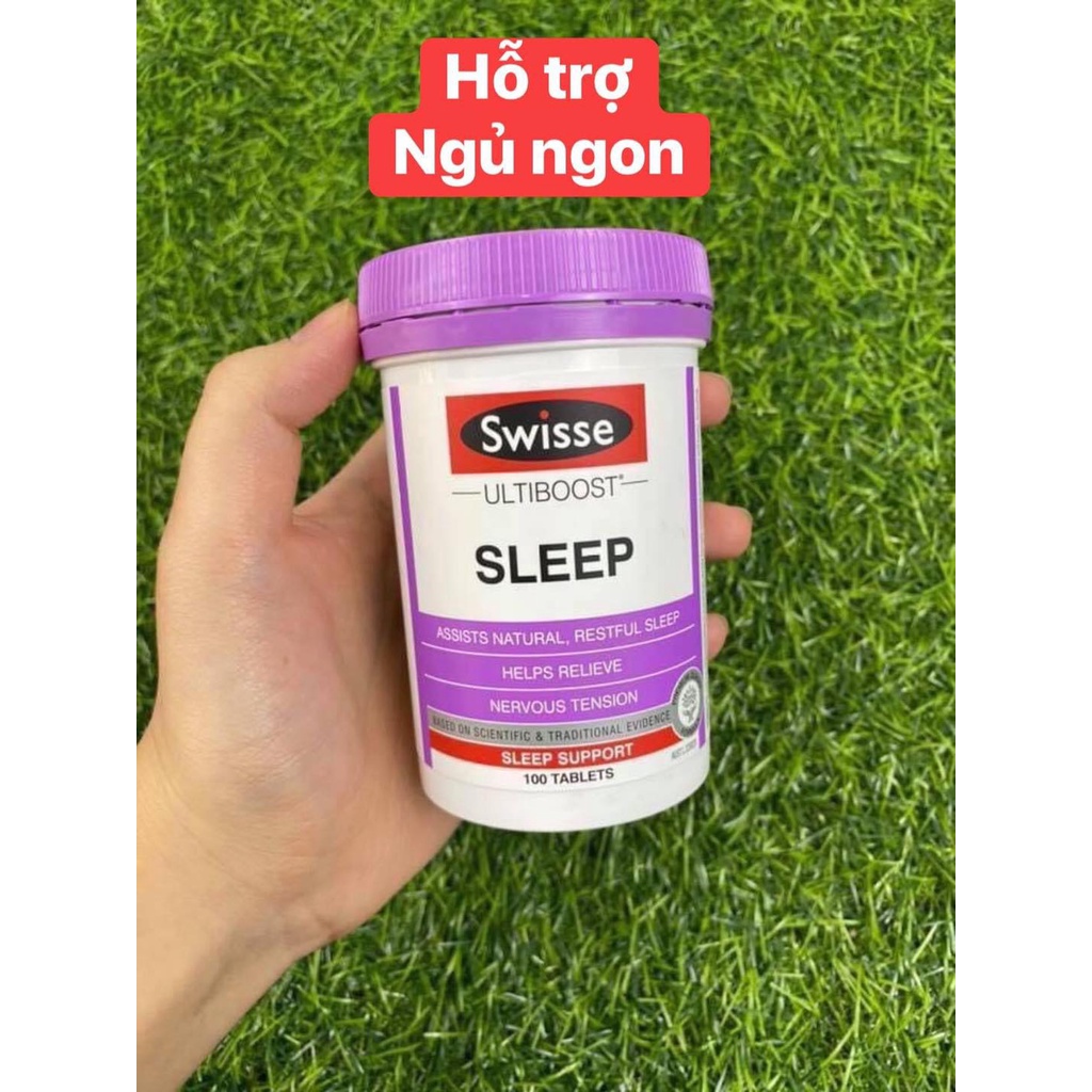 Viên uống hỗ trợ ngủ ngon Swisse Sleep 100 viên Úc