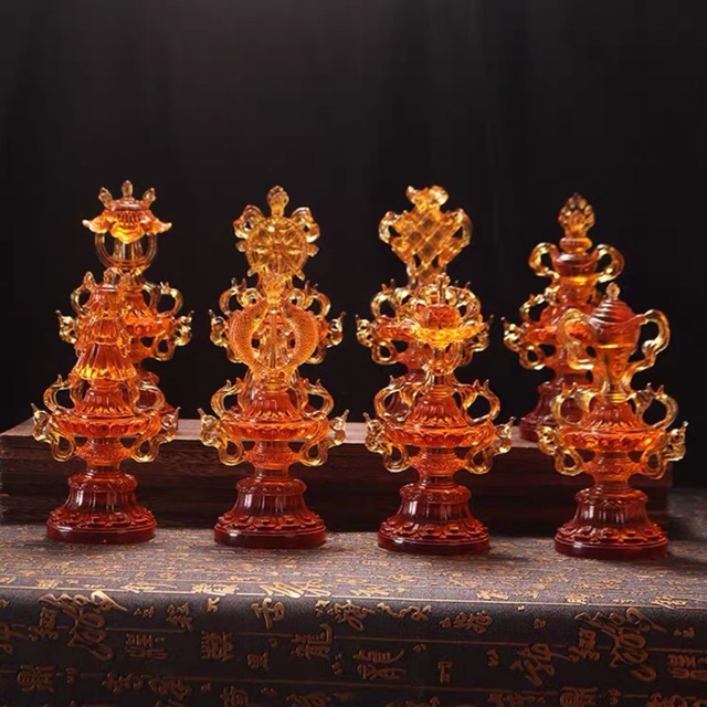 8 Tướng Cát Tường lưu ly 15cm