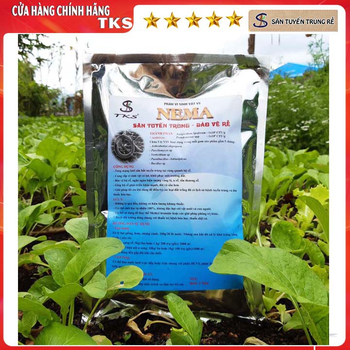 NẤM SĂN TUYẾN TRÙNG - BẢO VỆ RỄ:  TKS NEMA - GÓI 1KG
