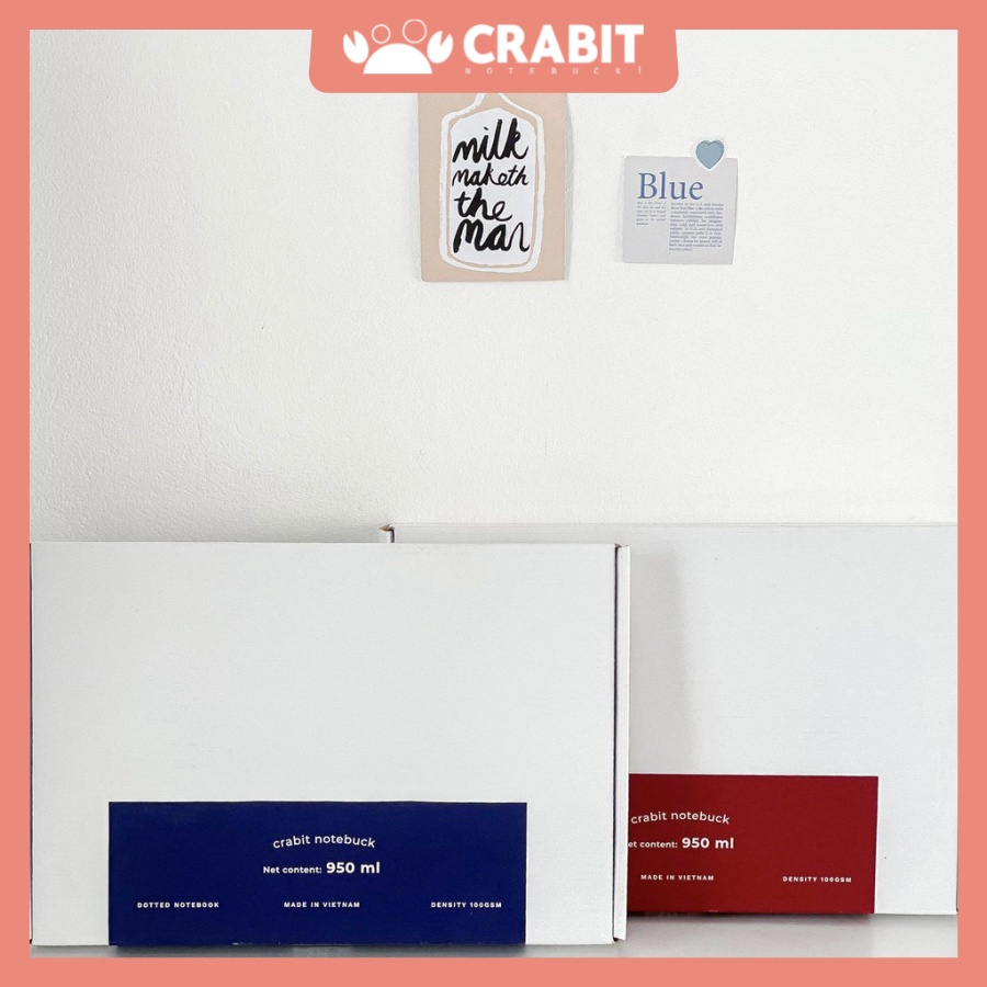Hộp Crabit Milky Collection - Hộp quà tặng và dải sticker