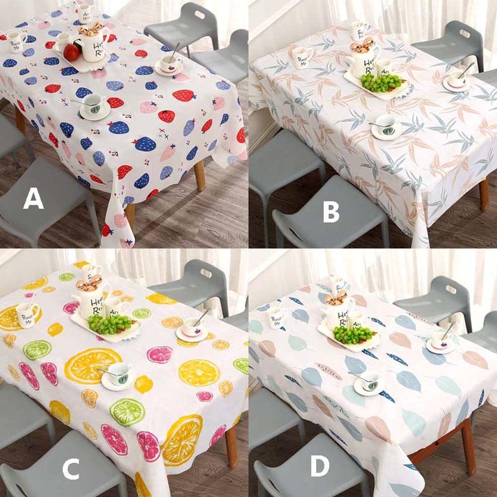 Khăn Trải Bàn Hình Chữ Nhật Chống Thấm Nước / Dầu Mỡ / Bẩn Tiện Dụng Cho Nhà Bếp