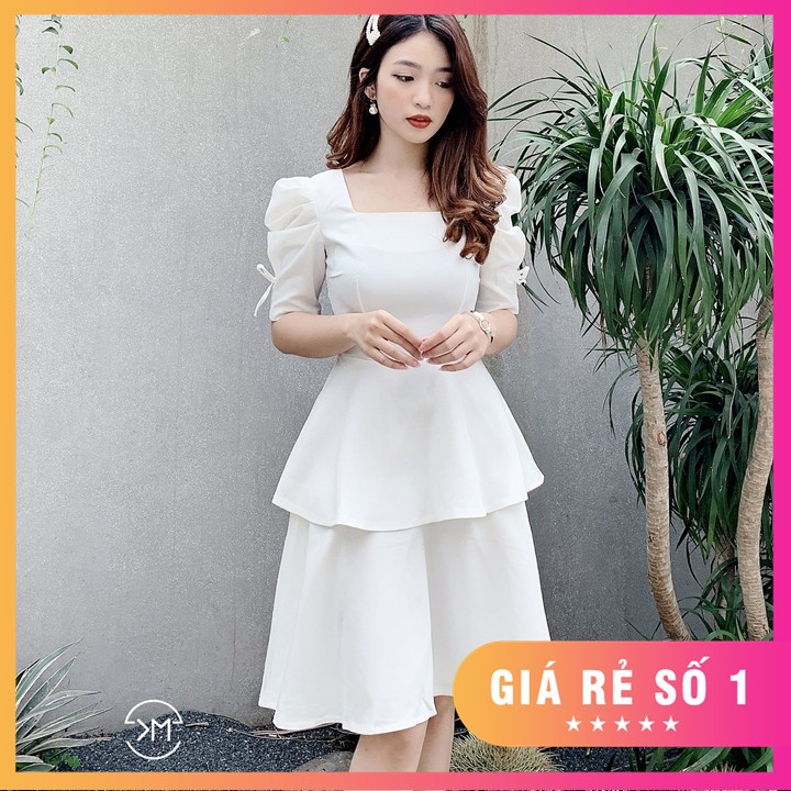 ĐẦM TIỂU THƯ TAY PHỒNG ĐỦ SIZE S,M,L,XL,XXL - K3