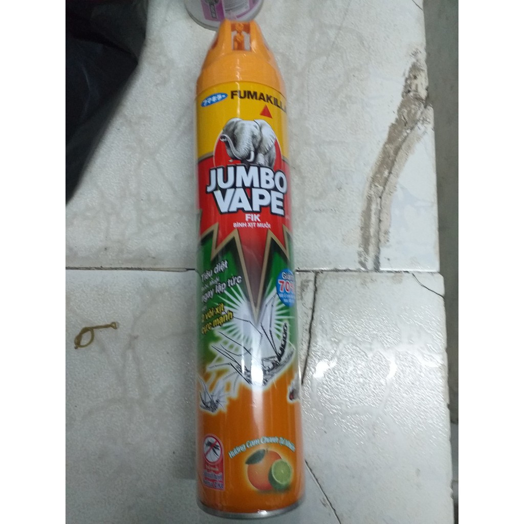 Bình xịt côn trùng jumbo 600ml chanh cam