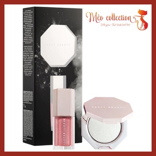 Set Fenty Beauty Diamond Bomb Baby Mini Lip Gloss And Highlighter Set Bộ Trang điểm Thefaceholic Com