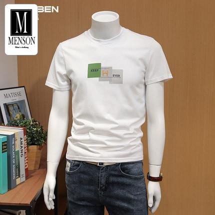 Áo Phông Nam Hàng Hiệu Cao Cấp cổ tròn ngắn tay in hình - Áo Thun Nam 100% Cotton Chất Mát Mùa Hè MENSON M1131