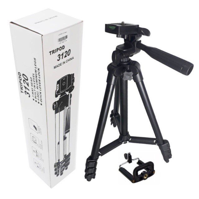 Gậy 3 chân chụp hình máy ảnh, điện thoại Tripod TF - 3120 loại tốt,Tripod chụp ảnh livetream, Chân đế điện thoại quay | BigBuy360 - bigbuy360.vn